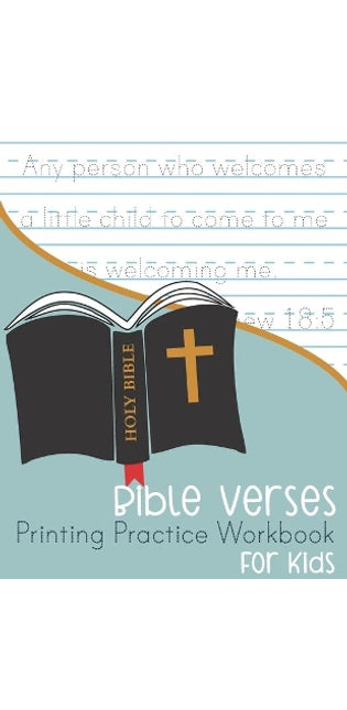 Bible Verses Printing Practice Workbook