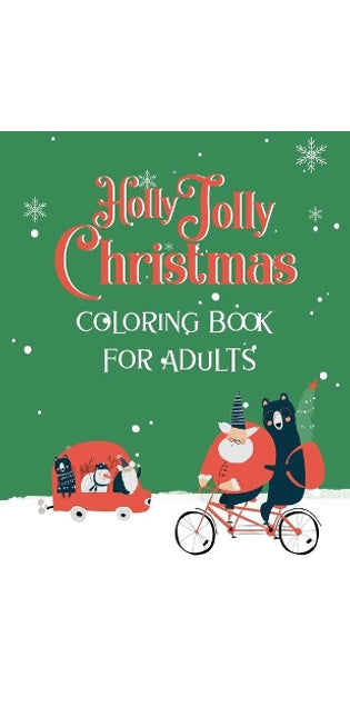 "Holly Jolly Christmas" Coloring Book for Adults