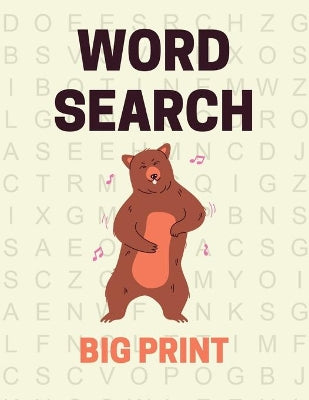 Big Print Word Search