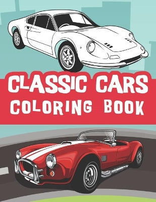 classic cars coloring book