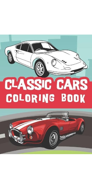 classic cars coloring book