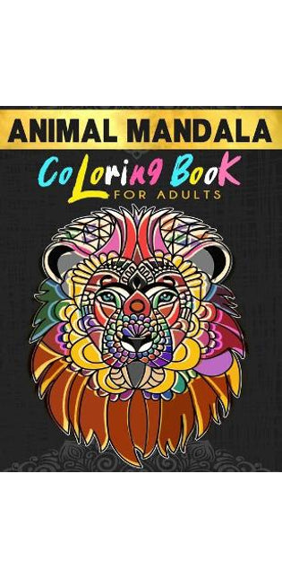 Animal Mandala Coloring Book For Adults