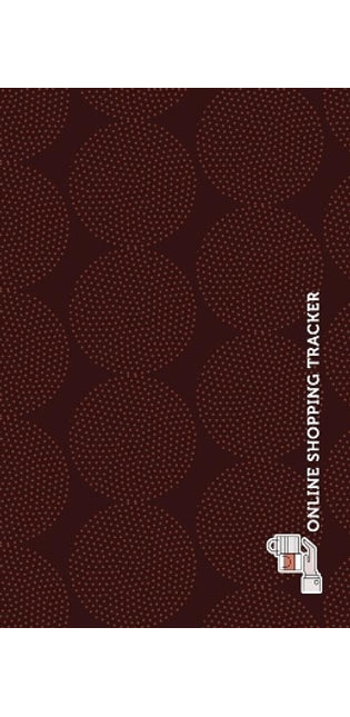 Online Shopping Purchase Tracker, Minimalist Geometric Cover
