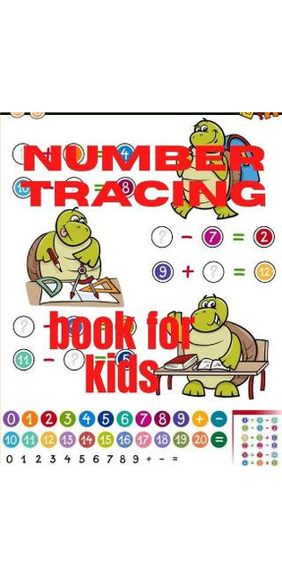 number tracing book for kids