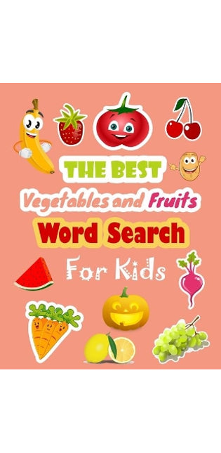 Best Vegetables and Fruits Word Search for Kids