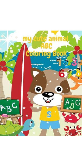 My Cute Animal ABC Coloring book