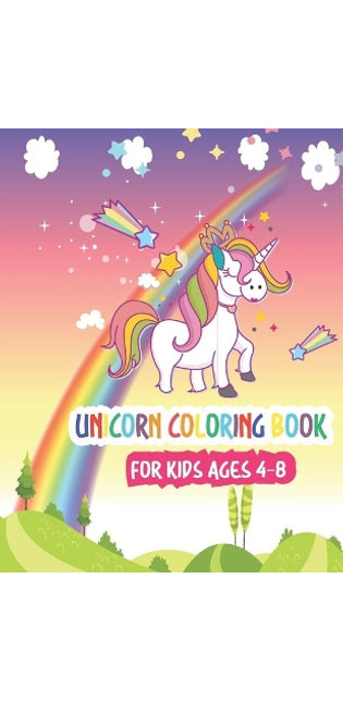 Unicorn Coloring Book for Kids Ages 4-8