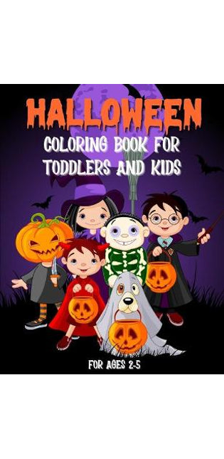 Halloween Coloring Book For Toddlers and Kids