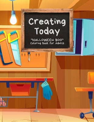 "HALLOWEEN BOO" Coloring Book for Adults