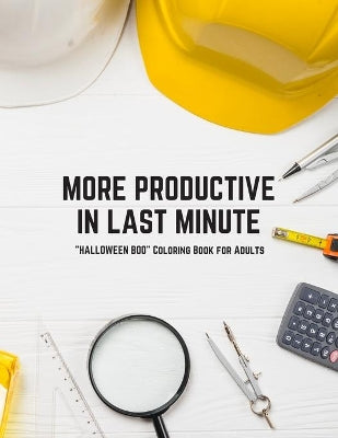 "HALLOWEEN BOO" Coloring Book for Adults