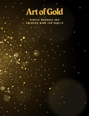 "SIMPLE MANDALA ONE" Coloring Book for Adults