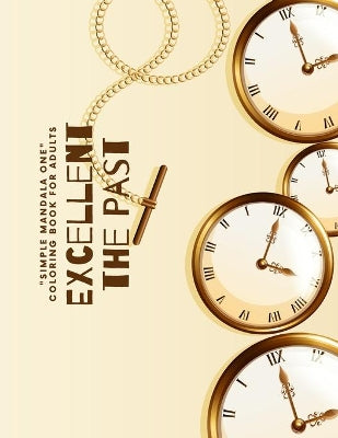 "SIMPLE MANDALA ONE" Coloring Book for Adults