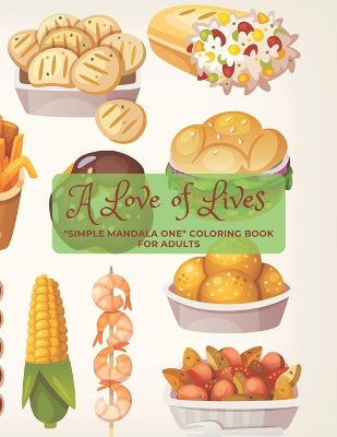 "SIMPLE MANDALA ONE" Coloring Book for Adults