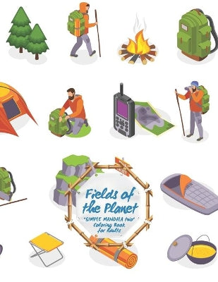 "SIMPLE MANDALA TWO" Coloring Book for Adults