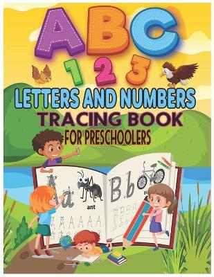 letters and numbers tracing book for preschoolers