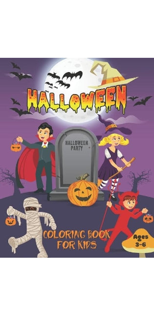 Halloween Coloring Book For Kids Ages