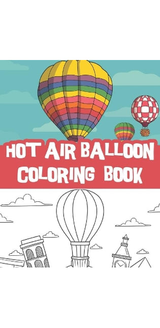 hot air balloon coloring book
