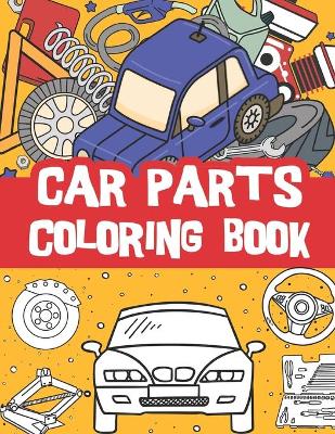 car parts coloring book