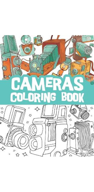 Cameras coloring book