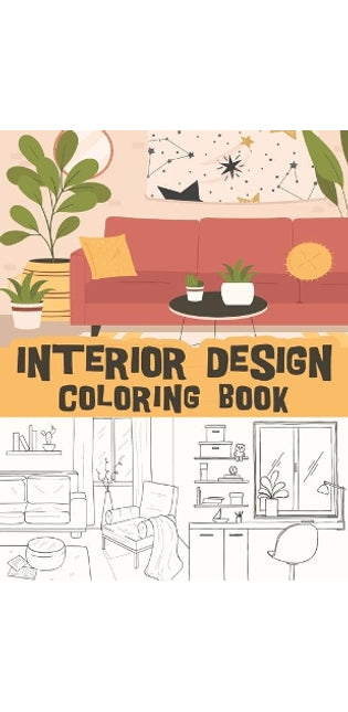 interior design coloring book