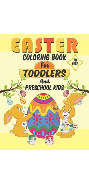 Easter Coloring Book For Toddlers And Preschool Kids