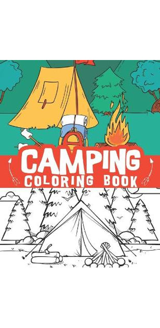 camping coloring book