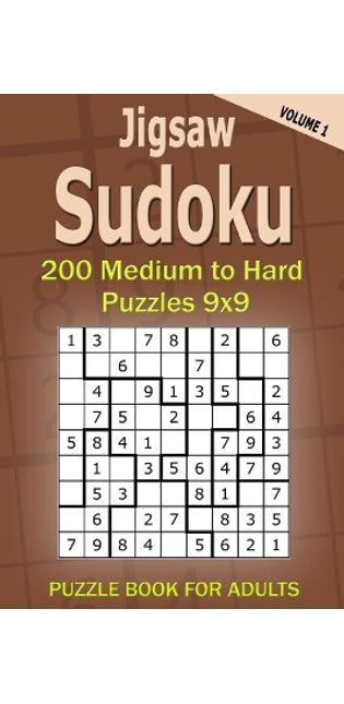 Jigsaw Sudoku Puzzle Book for Adults