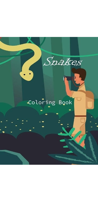 Snakes Coloring Book