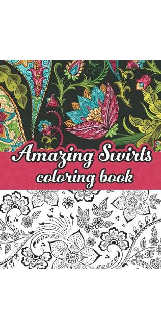 Amazing swirls coloring book