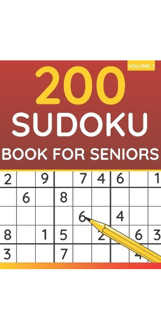 200 Sudoku Book For Seniors