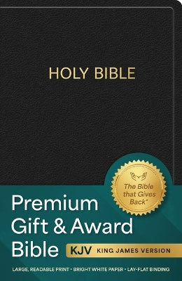 KJV Holy Bible: Premium Gift and Award Bible, Black Imitation Leather