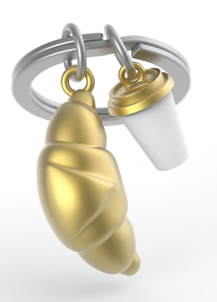 Kitch Kool Breakfast Foodie Key Ring Croissant