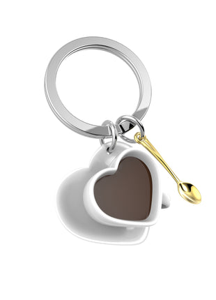 Kitch Kool Breakfast Foodie Key Ring Coffee