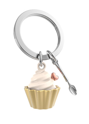 Kitch Kool Breakfast Foodie Key Ring Cupcake