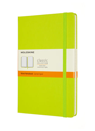 Moleskine Large Ruled Hardcover Notebook Lemon Green