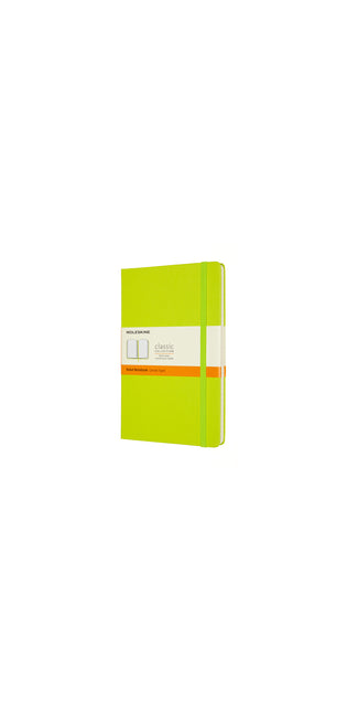 Moleskine Large Ruled Hardcover Notebook Lemon Green