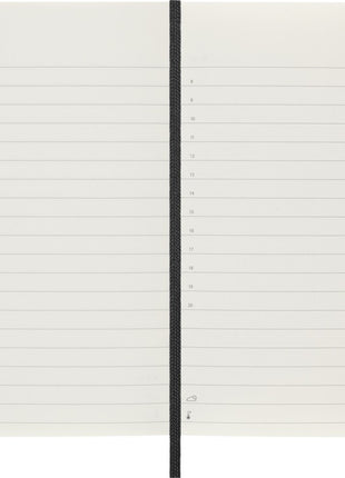 2026 12-month Black Pocket Daily Softcover Diary