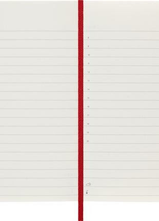2026 12-month Scarlet Red Pocket Daily Softcover Diary