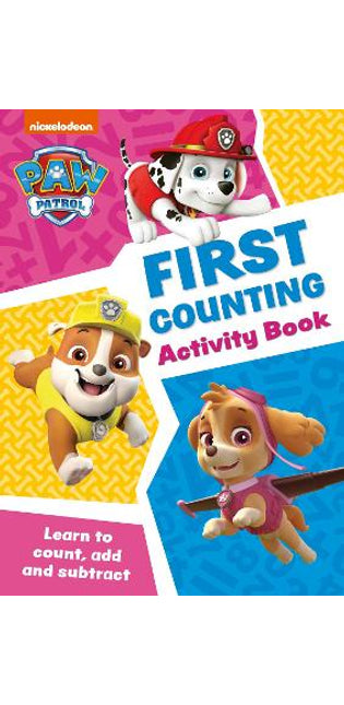 PAW Patrol First Counting Activity Book