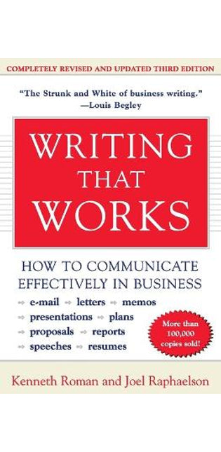 Writing That Works