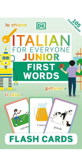 Italian for Everyone Junior First Words Flash Cards