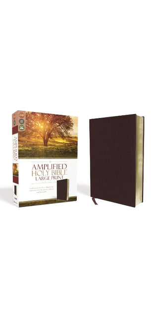 Amplified Holy Bible, Large Print, Bonded Leather, Burgundy