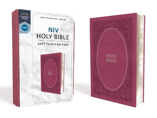 NIV, Holy Bible, Soft Touch Edition, Leathersoft, Pink, Comfort Print