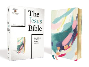 Jesus Bible Artist Edition, NIV, Leathersoft, Multi-color/Teal, Comfort Print