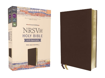 NRSVue, Holy Bible with Apocrypha, Leathersoft, Brown, Comfort