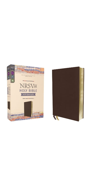 NRSVue, Holy Bible with Apocrypha, Leathersoft, Brown, Comfort Print