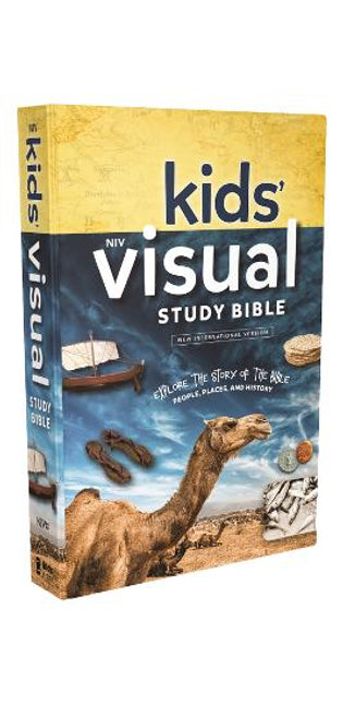 NIV, Kids' Visual Study Bible, Hardcover, Blue, Full Color Interior