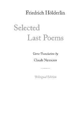Selected Last Poems