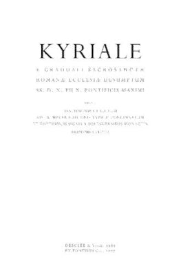 Kyriale Romanum (1961)