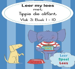 Leer My Lees Met Tippie die Olifant Vlak 3 Boekstel: Leer My Lees Reeks